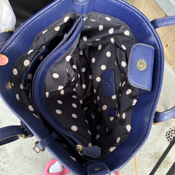 NWT Anne Klein Royal Blue Tote Bag - Picture 5 of 8